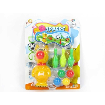 Toy Set Press Ball Poppers Dog