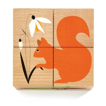 Wooden Puzzle - Nature & co