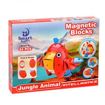 Magnetite mängukomplekt lastele / Magnetkonstruktor 93 osa