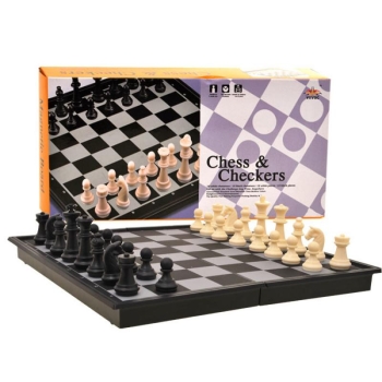 Настольная игра 2 в 1: шашки и шахматы