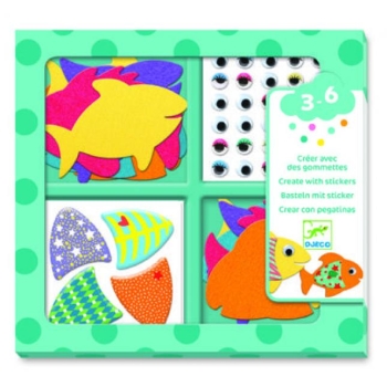 Stickers set - I love fishes