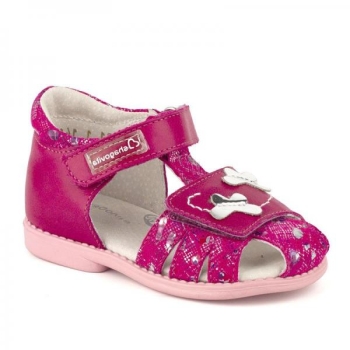 Leather Shoes for Girls Pink