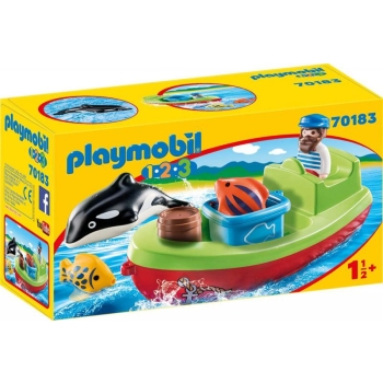 PLAYMOBIL 1.2.3.Fisherman with Boat