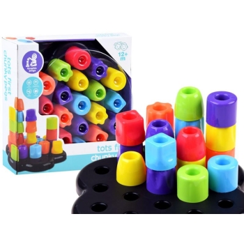 Educational blocks puzzle tower 19 pieces