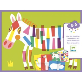 Create with stickers - Large animals