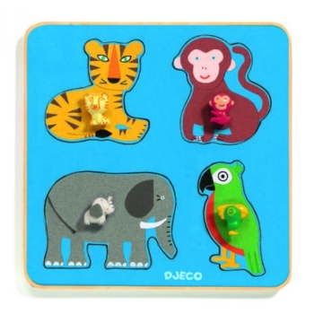 Wooden puzzle - Family Jungle