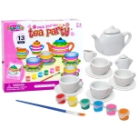 Paint your own mini tea Set, 13 pcs