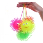 Fun Light Up Puffer Ball Stress Toy, 6 cm