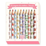 Pencils - 10 Aiko mini coloured pencils