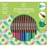 The colours - Pencils - 24 watercolour pencils