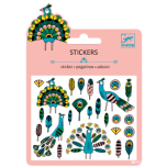Small stickers - Feathers and peacocks