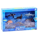 A set of sea animals figurines