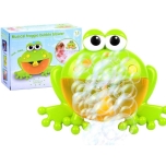 Cheerful frog toy bubble bath