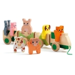 Varajast arengut toetavad mänguasjad - puidust rong Trainimo Farm
