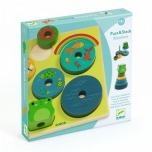 Wooden puzzle - Puzz & Stack - Rainbow