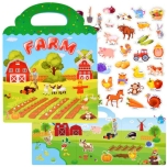 Farm Sticker Album Animals Vegetables