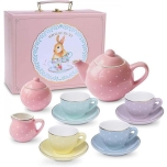 Jewelkeeper Tea Set  13 Pcs Porcelain