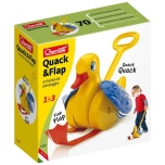 Quercetti Quack&Flap Lükatav pulgaga – õnnelik pardipoeg