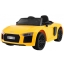 Детский электромобиль Audi R8 Spyder (EVA колеса) Желтый  