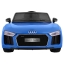 Детский электромобиль Audi R8 Spyder (EVA колеса) Синий Лакированный