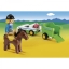 PLAYMOBIL 1.2.3.Car with horse trailer