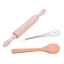Cook's set apron hat rolling pin