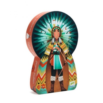 Silhouette puzzles - Tatanka, Young Indian