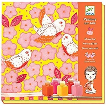 Silk printing - Sparrows