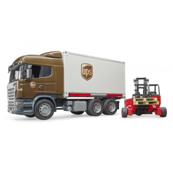 BRUDER Scania R-series UPS Logistik-LKW - 03581