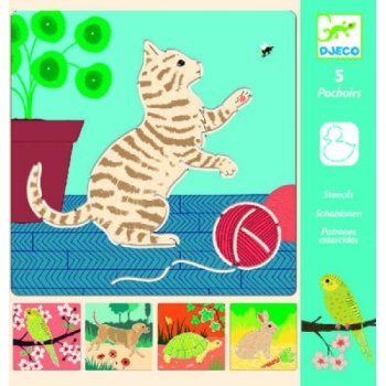 Stencils - Cute companions (5 pcs.)