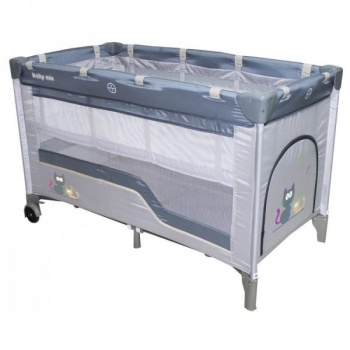 Playpen 2 levels Grey