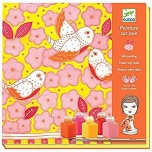 Silk printing - Sparrows