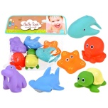Rubber sea animals set 