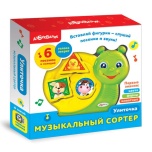 Азбукварик Музыкальный сортер Улиточка
