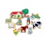 Wooden magnetics - Farm, 24 pcs