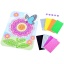 Mosaic flower with a butterfly sticker