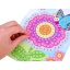 Mosaic flower with a butterfly sticker